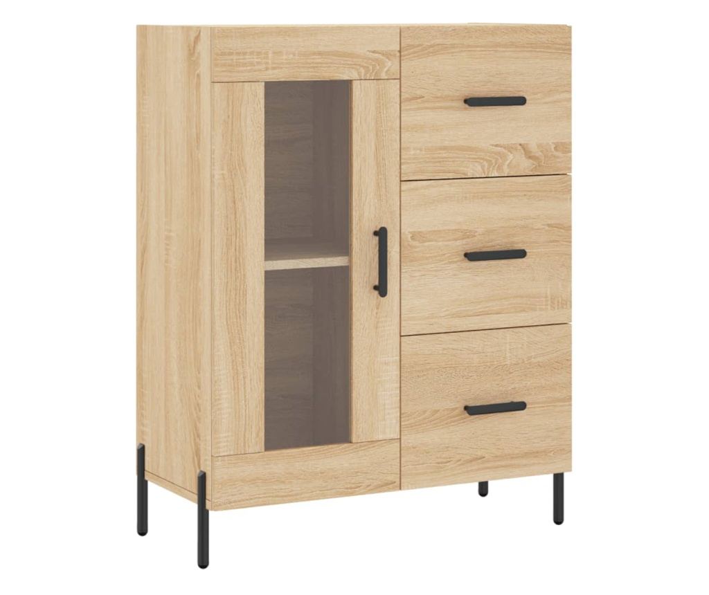 Komoda, sonoma hrast, 69,5x34x90 cm, kompozitno drvo - 2