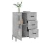 Komoda, betonsko siva, 69,5x34x90 cm, kompozitno drvo thumbnail 4