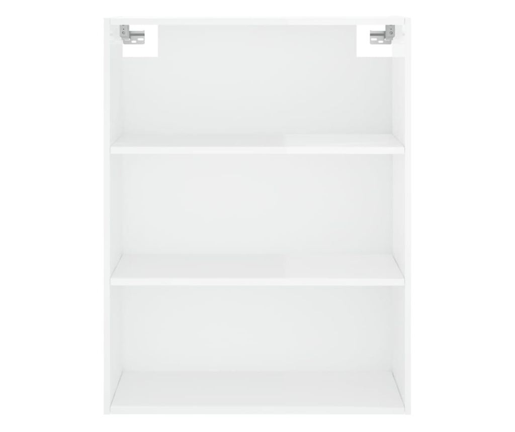 Visoka ormar, bijela visokog sjaja, 69,5x34x180 cm, kompozitno drvo - 6