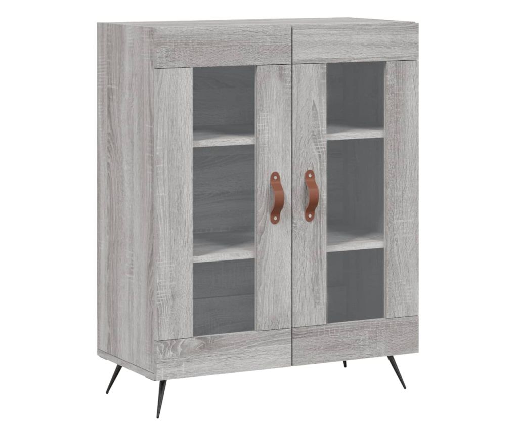 Visoka ormar, siva sonoma, 69,5x34x180 cm, kompozitno drvo - 7