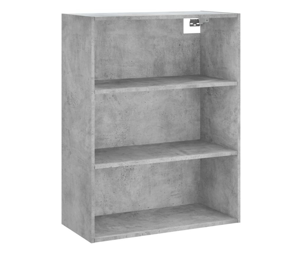 Visoki ormarić, betonsko siva, 69,5x34x180 cm, kompozitno drvo - 5