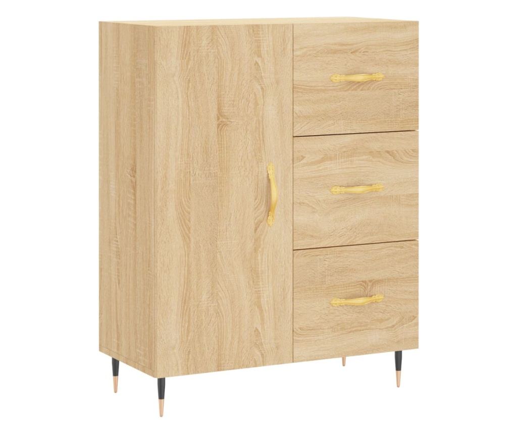 Visoka ormar, sonoma hrast, 69,5x34x180 cm, kompozitno drvo - 7