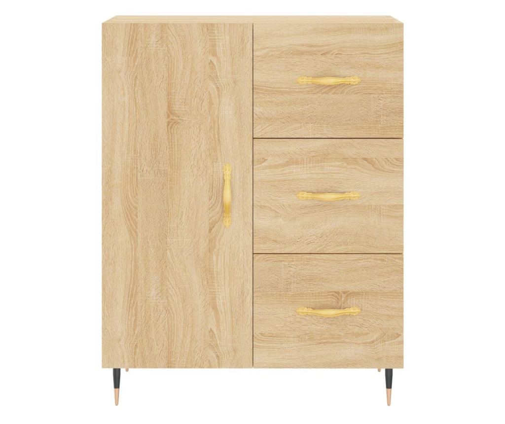 Visoka ormar, sonoma hrast, 69,5x34x180 cm, kompozitno drvo - 8