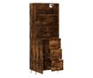 Visoka ormar, dimljeni hrast, 69,5x34x180, kompozitno drvo thumbnail 4