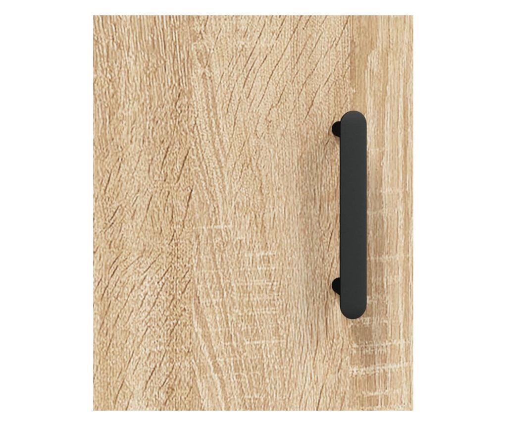 Visoka ormar, hrast sonoma, 69,5x34x180 cm, kompozitno drvo - 10