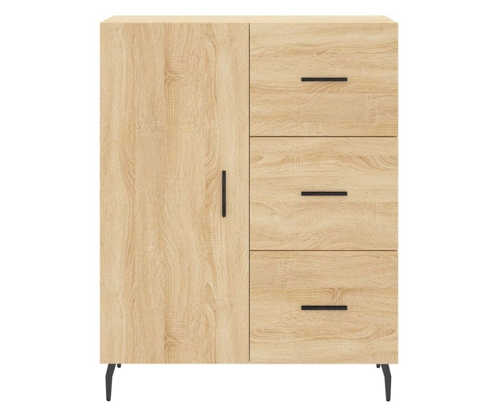 Visoki ormarić, sonoma hrast, 69,5x34x180 cm, kompozitno drvo - 8