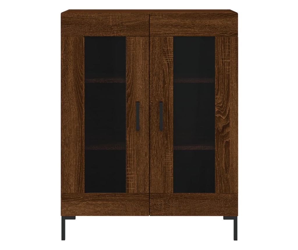 Visoka ormar, smeđi hrast, 69,5x34x180 cm, kompozitno drvo - 8
