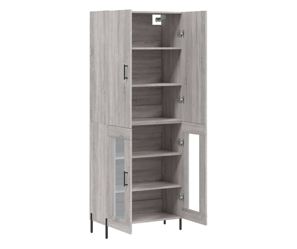 Visoki ormarić, Sonoma hrast, 69,5x34x180 cm, kompozitno drvo - 4