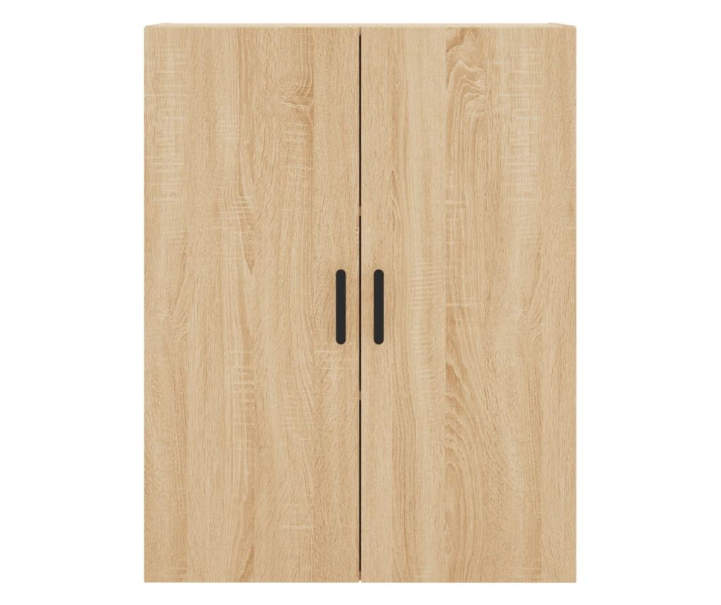 Visoka ormar, hrast sonoma, 69,5x34x180 cm, kompozitno drvo - 6