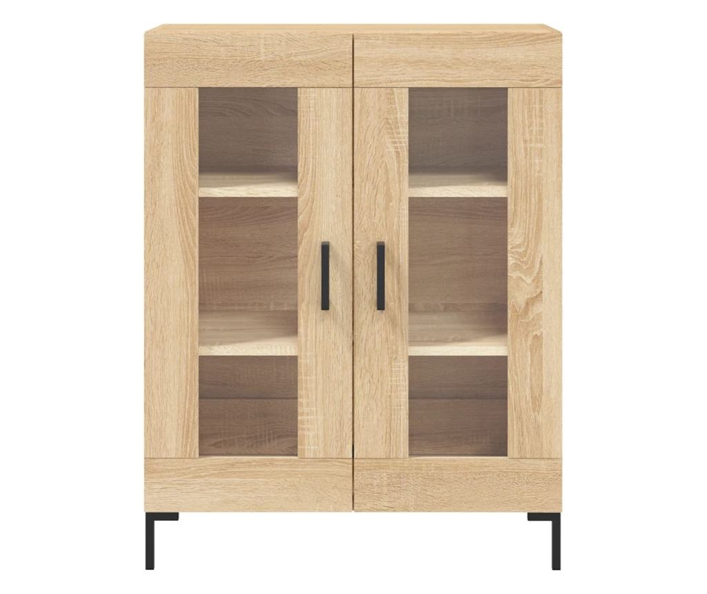 Visoka ormar, hrast sonoma, 69,5x34x180 cm, kompozitno drvo - 8