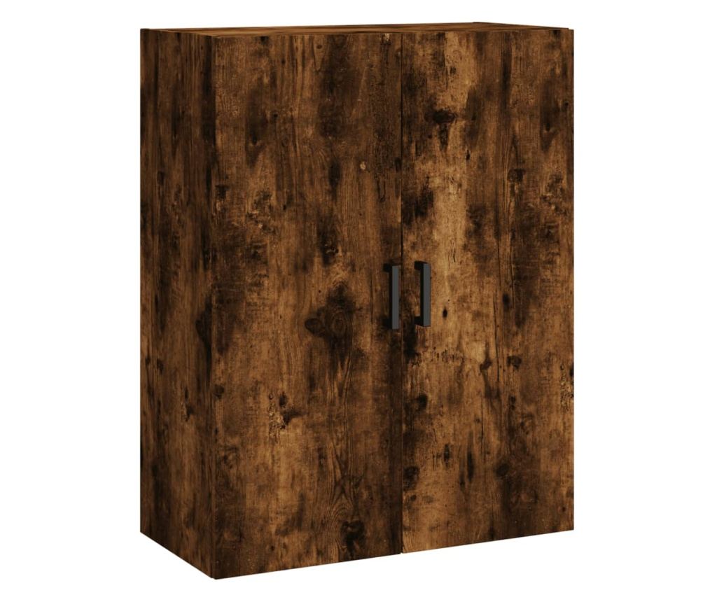 Visoka ormar, dimljeni hrast, 69,5x34x180, kompozitno drvo - 5