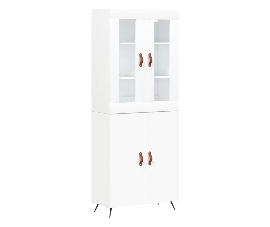 Visoka ormar, bijela, 69,5x34x180 cm, kompozitno drvo - 2
