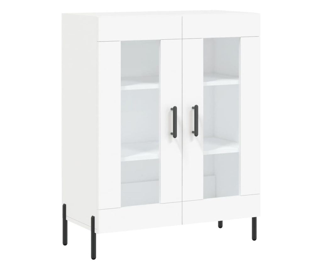 Visoki ormarić, bijela, 69,5x34x180 cm, kompozitno drvo - 7