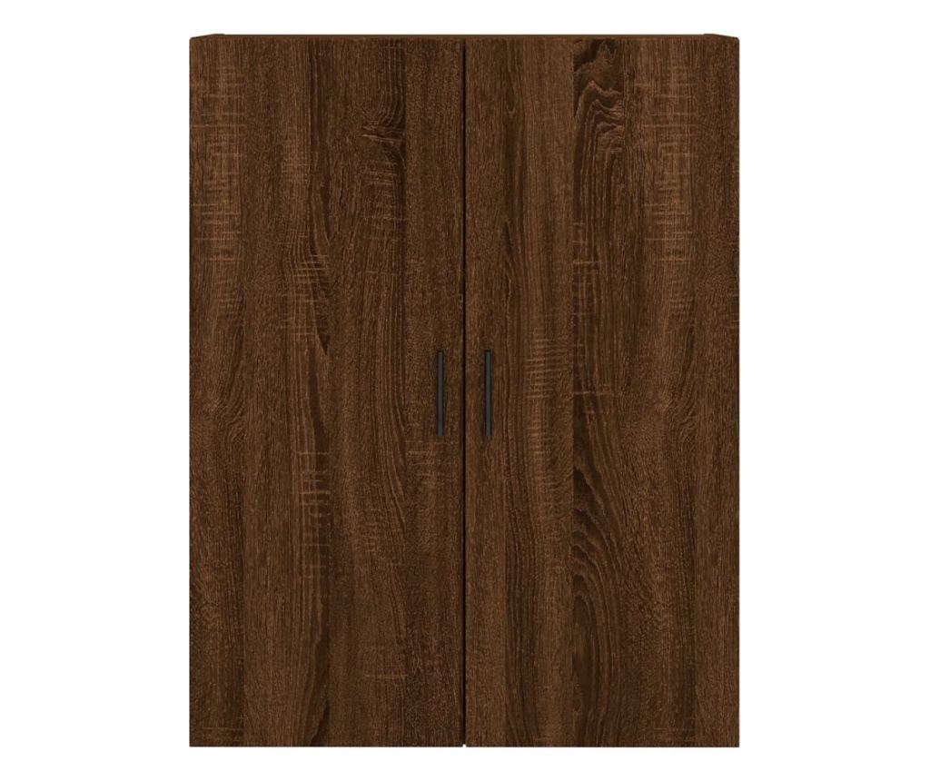 Visoka ormar, smeđi hrast, 69,5x34x180 cm, kompozitno drvo - 6