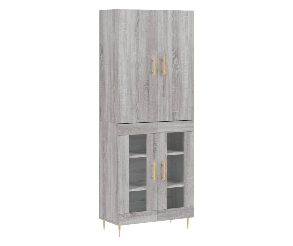 Visoki ormar, Sonoma hrast, 69,5x34x180 cm, kompozitno drvo - 2
