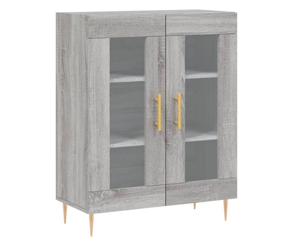 Visoki ormar, Sonoma hrast, 69,5x34x180 cm, kompozitno drvo - 7