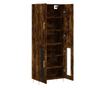 Visoka ormar, dimljeni hrast, 69,5x34x180, kompozitno drvo thumbnail 4