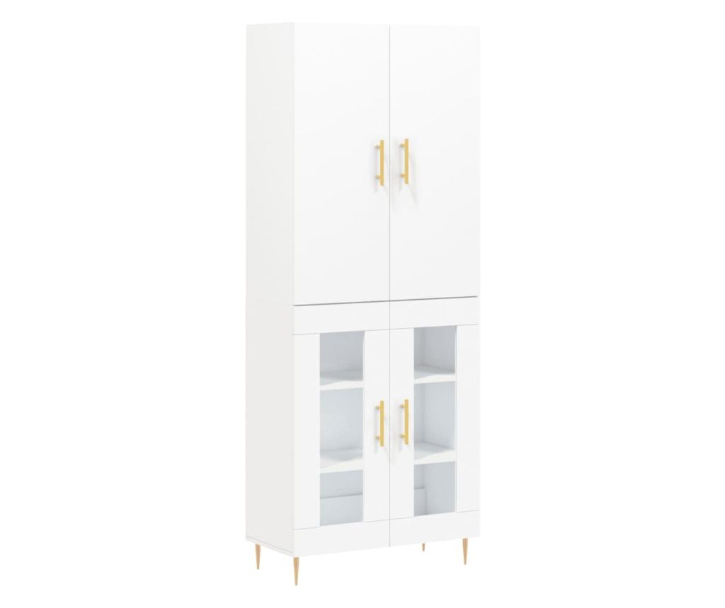 Visoka ormar, bijela, 69,5x34x180 cm, kompozitno drvo - 2