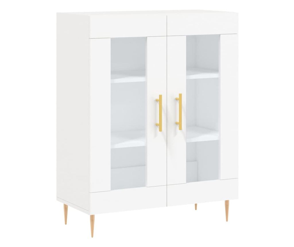 Visoka ormar, bijela, 69,5x34x180 cm, kompozitno drvo - 7