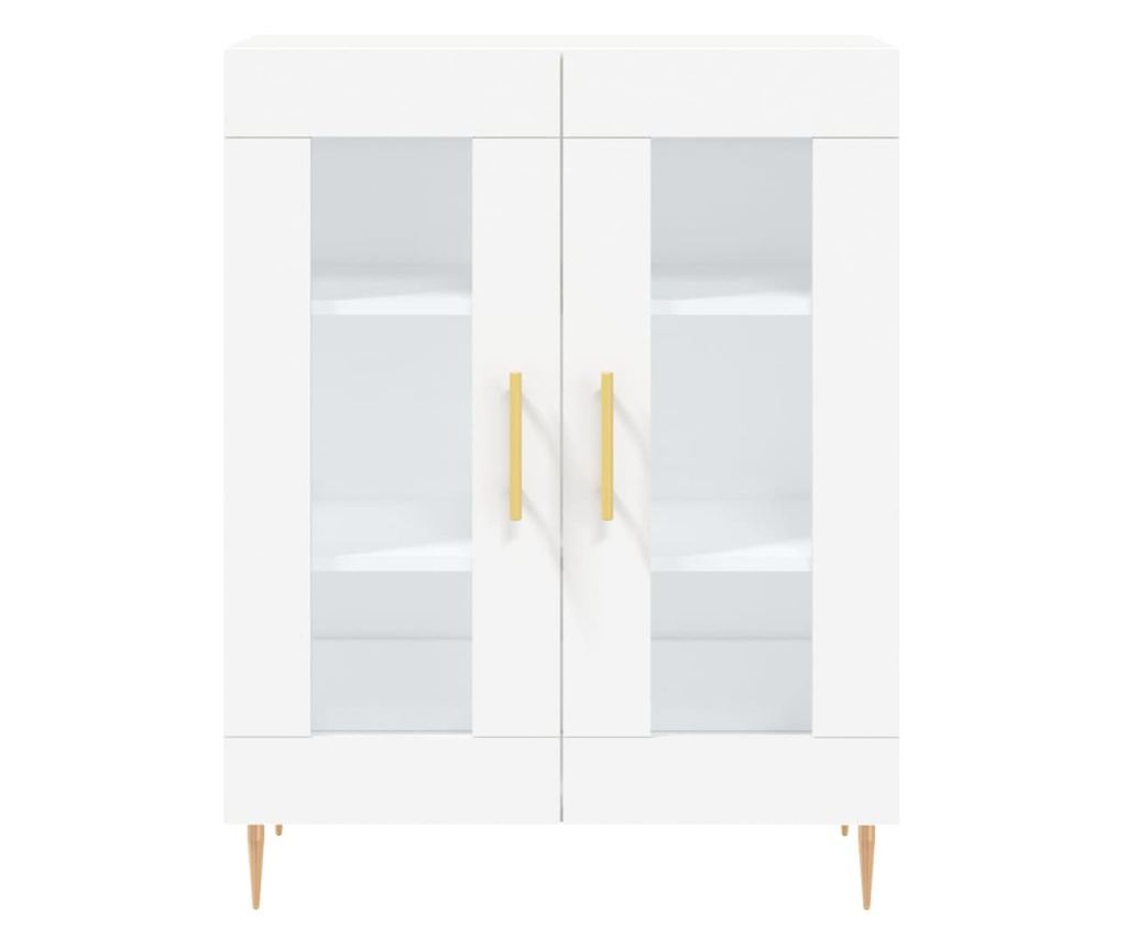 Visoka ormar, bijela, 69,5x34x180 cm, kompozitno drvo - 8