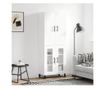 Visoki ormarić, bijela, 69,5x34x180 cm, kompozitno drvo thumbnail 1