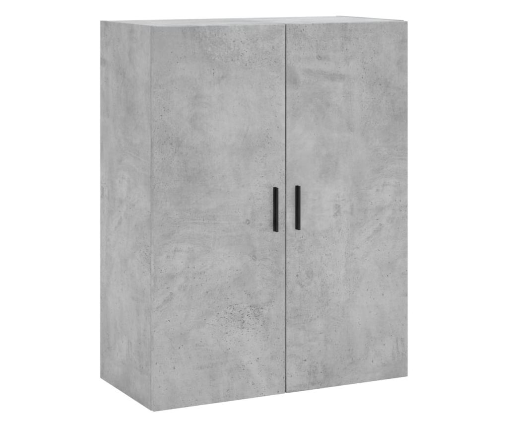 Visoka ormar, siva beton, 69,5x34x180, kompozitno drvo - 5