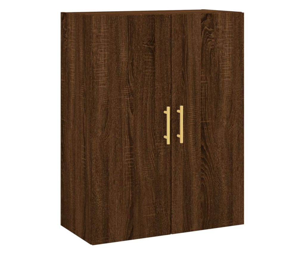 Visoka ormar, smeđi hrast, 69,5x34x180 cm, kompozitno drvo - 5