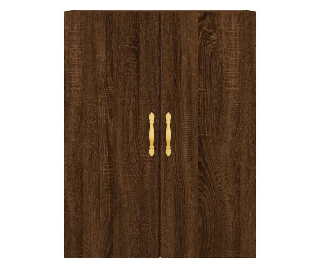 Visoka ormar, smeđi hrast, 69,5x34x180 cm, kompozitno drvo - 6