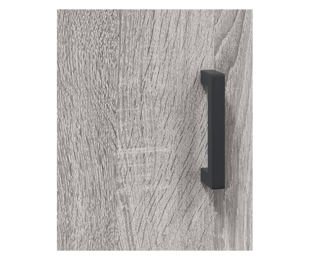 Visoki ormar, sonoma siva, 34,5x34x180 cm, konstruirano drvo - 10