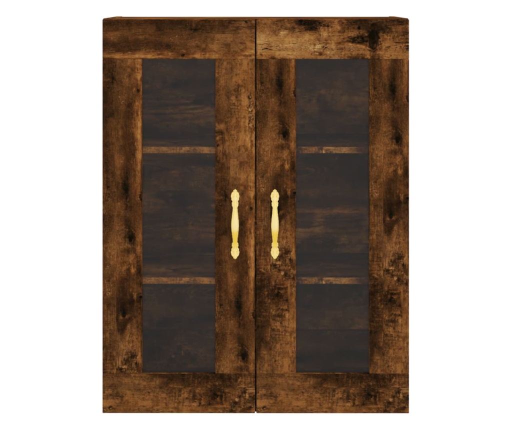 Visoki ormarić, dimljeni hrast, 69,5x34x180 cm, kompozitno drvo - 6