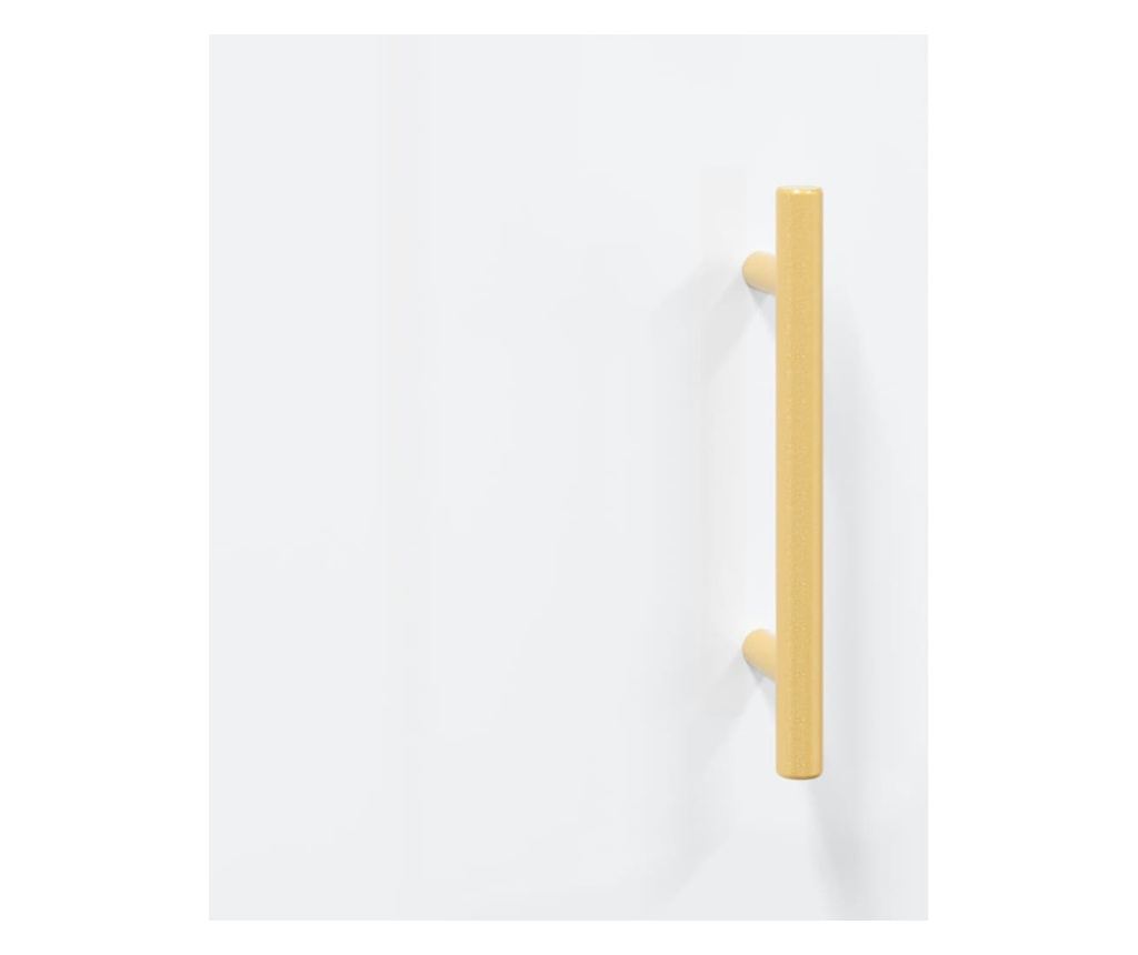 Visoka ormar, bijela visokog sjaja, 69,5x34x180 cm, kompozitno drvo - 10