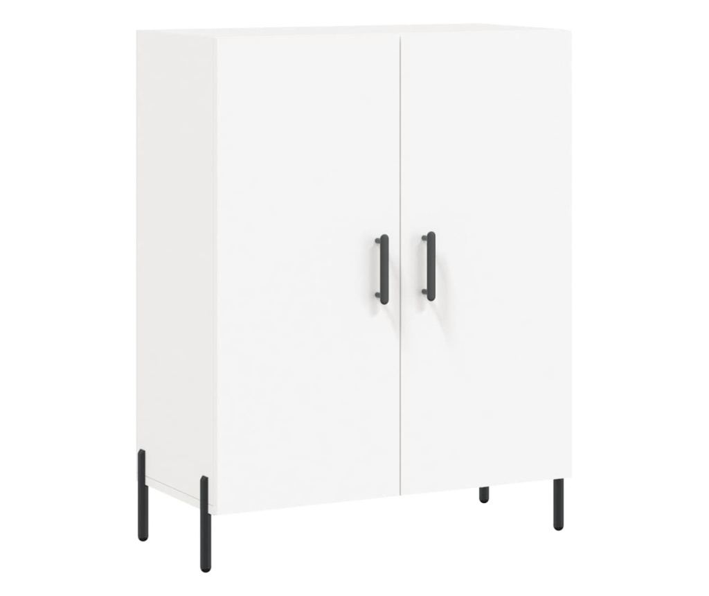 Visoki ormar, bijela, 69,5x34x180 cm, konstruirano drvo - 7