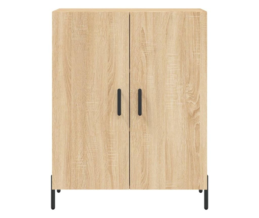 Visoka ormar, hrast sonoma, 69,5x34x180 cm, kompozitno drvo - 8