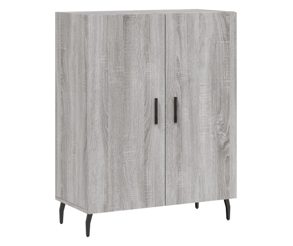 Visoki ormarić, sonoma hrast, 69,5x34x180 cm, konstruirano drvo - 7