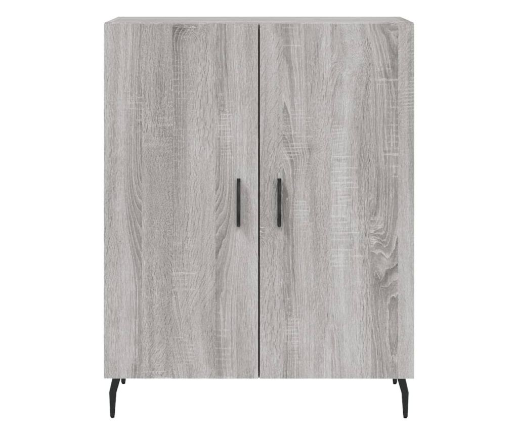 Visoki ormarić, sonoma hrast, 69,5x34x180 cm, konstruirano drvo - 8