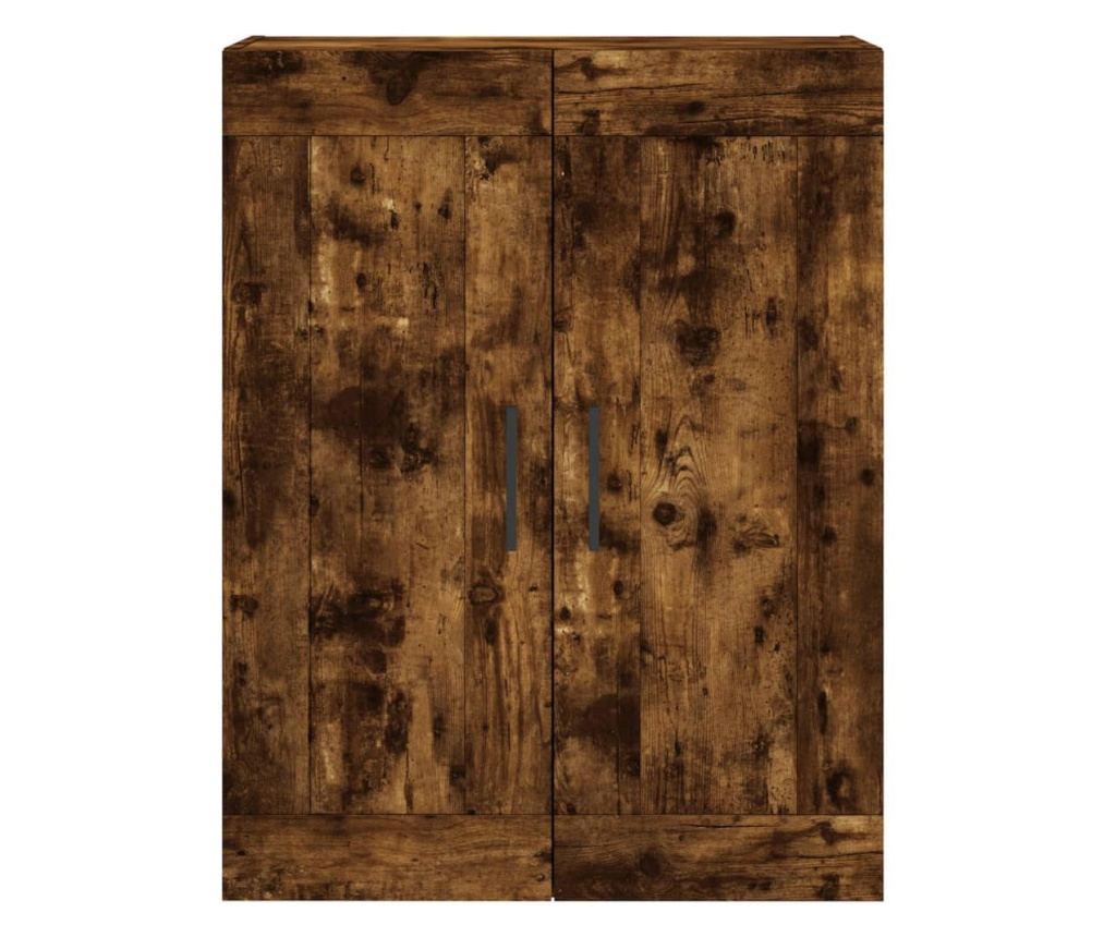 Visoki ormar, dimljeni hrast, 69,5x34x180 cm, kompozitno drvo - 6