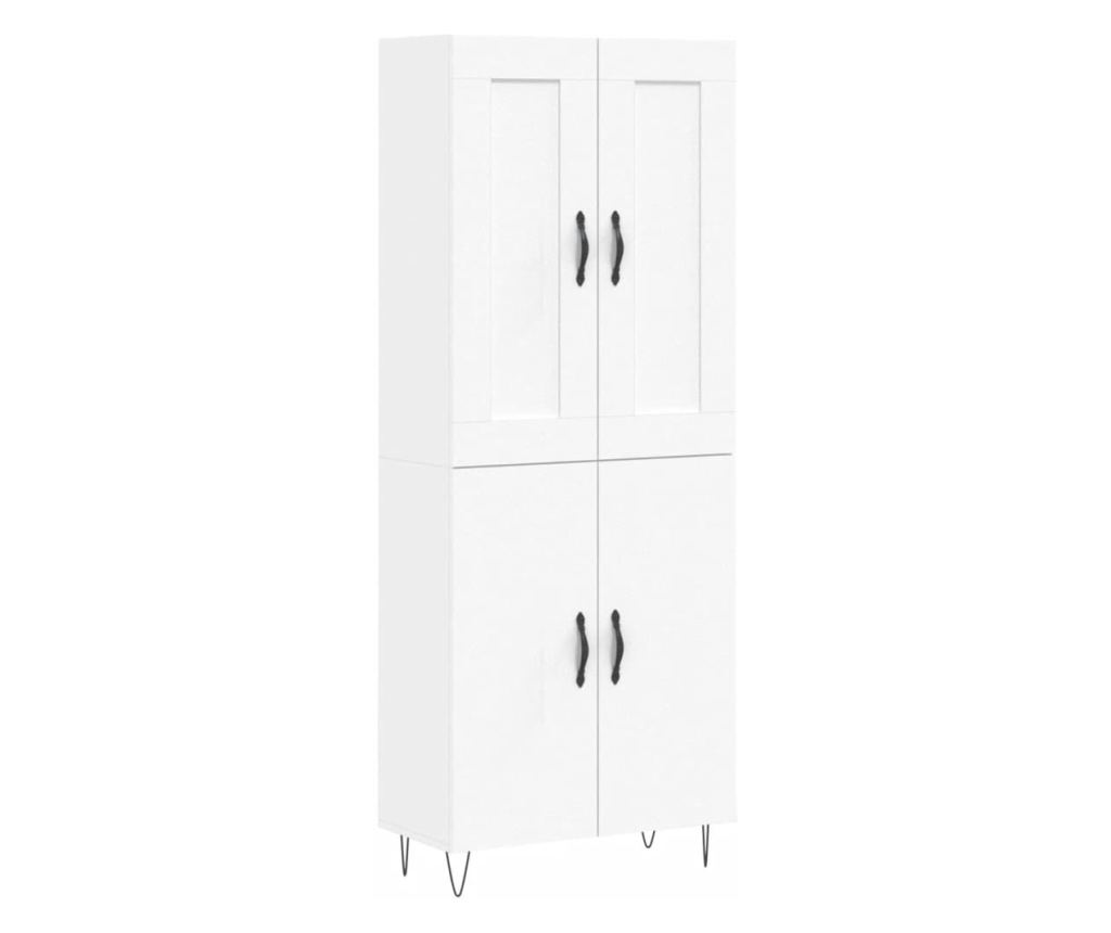 Visoka ormar, bijela, 69,5x34x180 cm, kompozitno drvo - 2