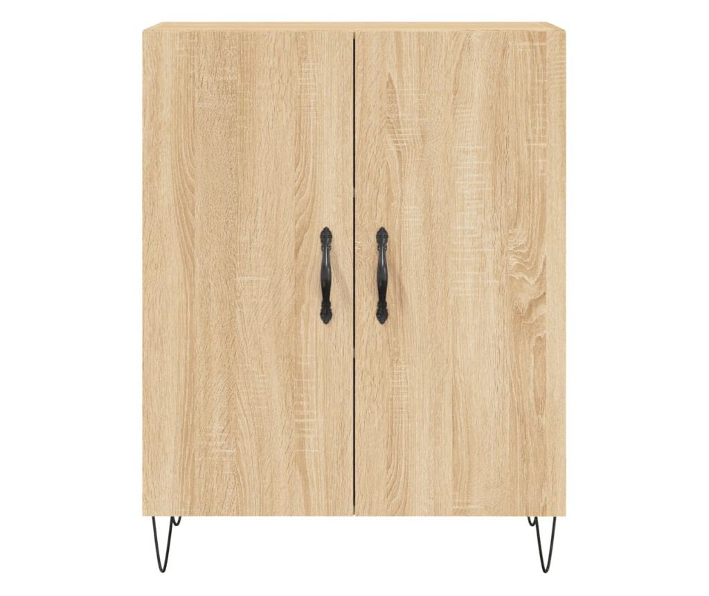 Visoka ormar, hrast sonoma, 69,5x34x180 cm, kompozitno drvo - 8