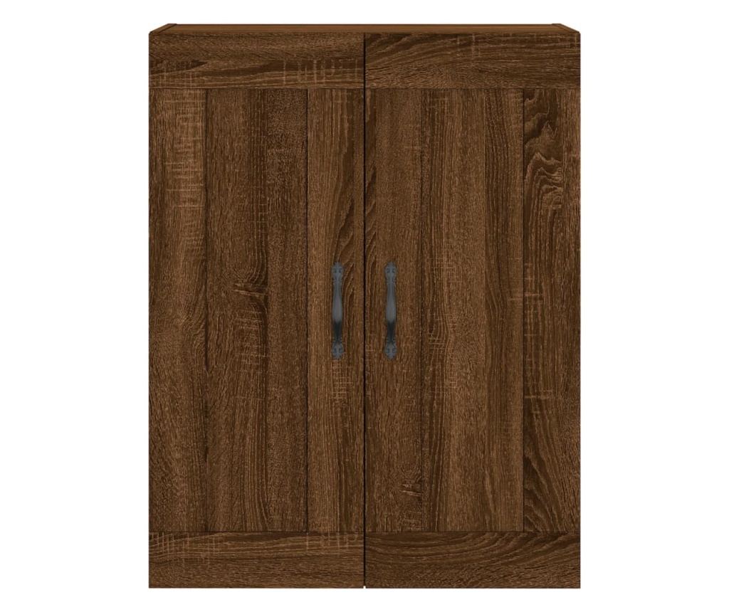 Visoka ormar, smeđi hrast, 69,5x34x180 cm, kompozitno drvo - 6