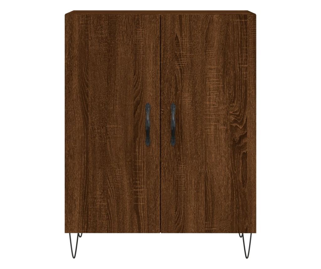 Visoka ormar, smeđi hrast, 69,5x34x180 cm, kompozitno drvo - 8