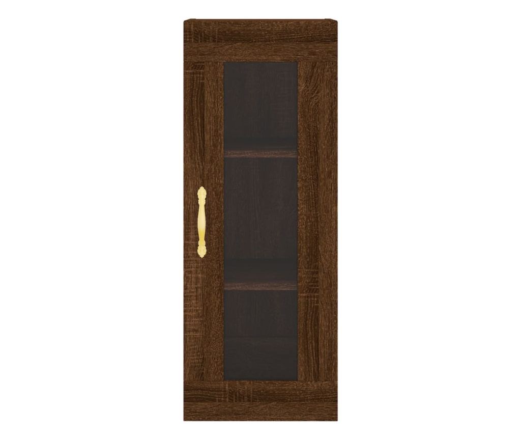 Visoka ormar, smeđi hrast, 34,5x34x180 cm, obrađeno drvo - 8