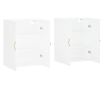 Zidni ormarići, 2 kom, bijeli, 69,5x34x90 cm thumbnail 4