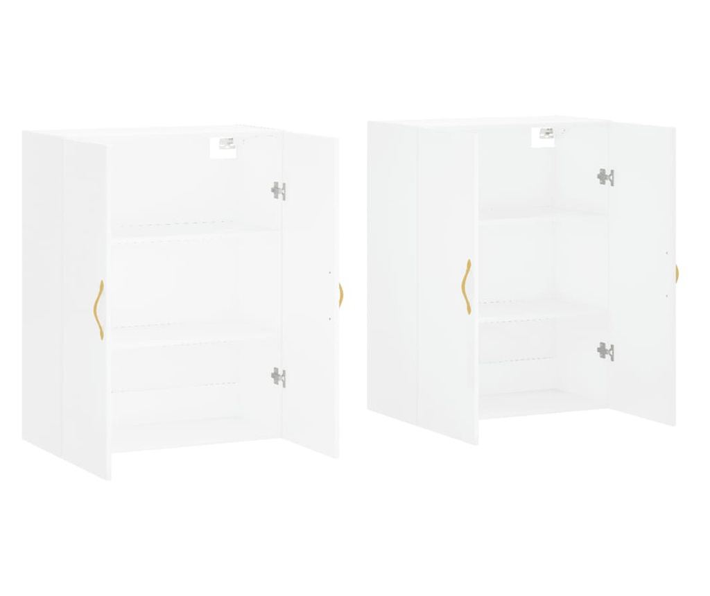 Zidni ormarići, 2 kom, bijeli, 69,5x34x90 cm - 4