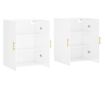 Zidni ormarići, 2 kom, sjajno bijeli, 69,5x34x90 cm thumbnail 4