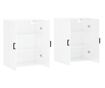 Zidni ormarići, 2 kom, bijeli visokog sjaja, 69,5x34x90cm thumbnail 4