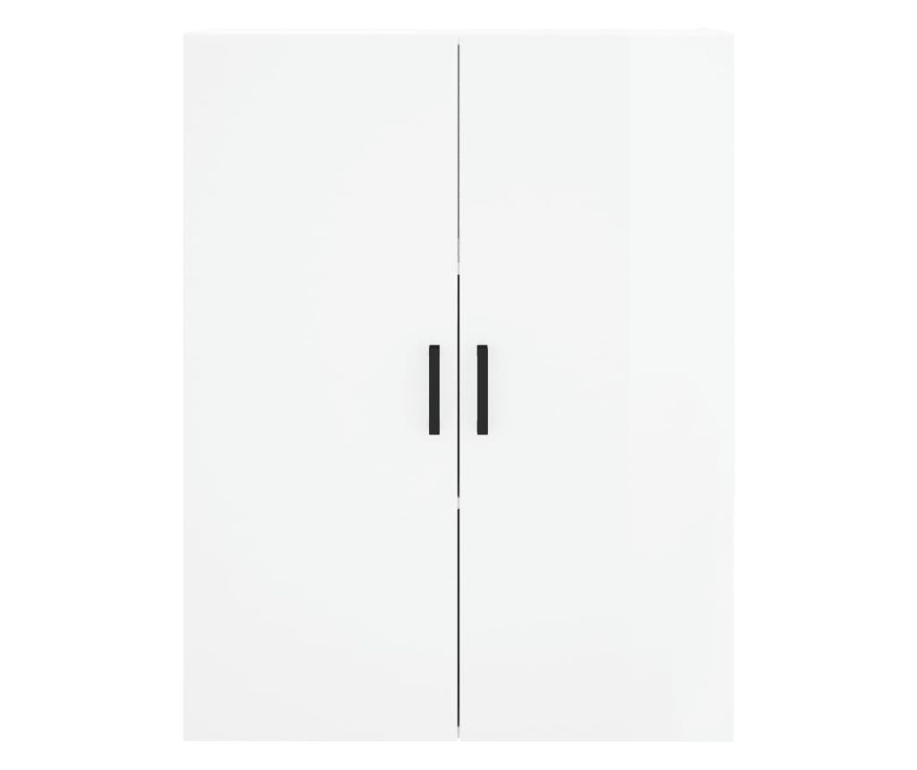 Zidni ormarići, 2 kom, bijeli visokog sjaja, 69,5x34x90cm - 6