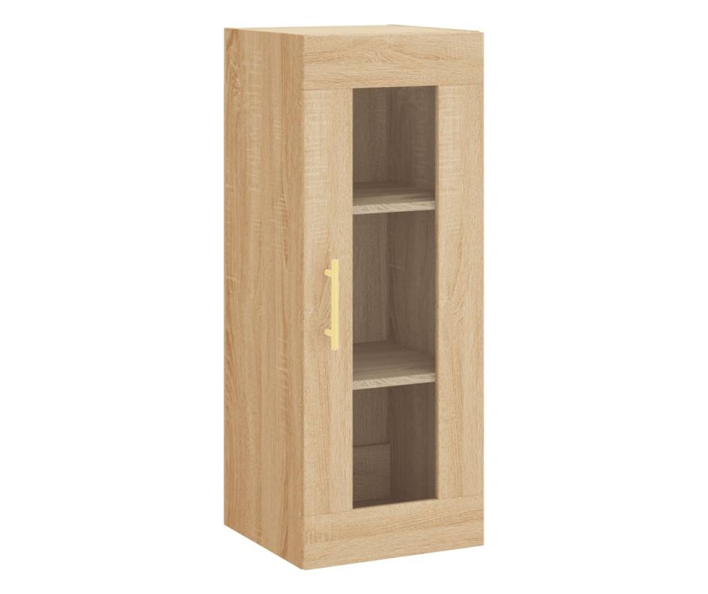 Visoka ormar, hrast sonoma, 34,5x34x180 cm, obrađeno drvo - 7