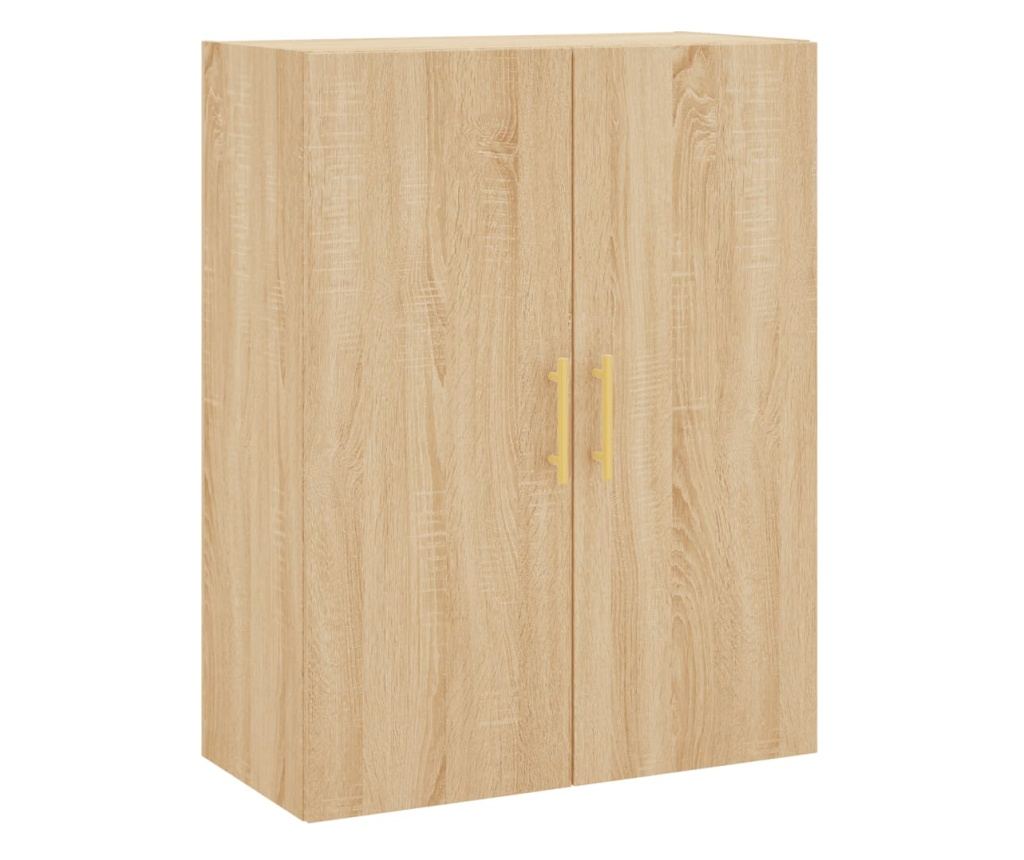 Zidni ormarići, 2 kom, boja hrasta Sonoma, 69,5x34x90 cm - 5