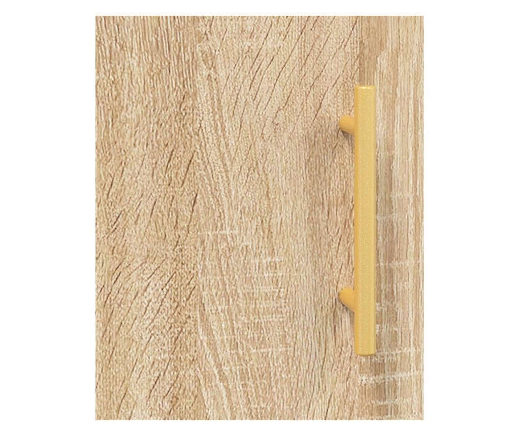 Zidni ormarići, 2 kom, boja hrasta Sonoma, 69,5x34x90 cm - 10