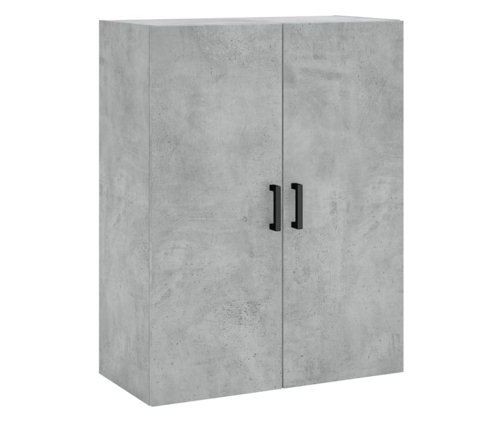 Zidni ormarić, 2 kom, boja betona, 69,5x34x90 cm - 5